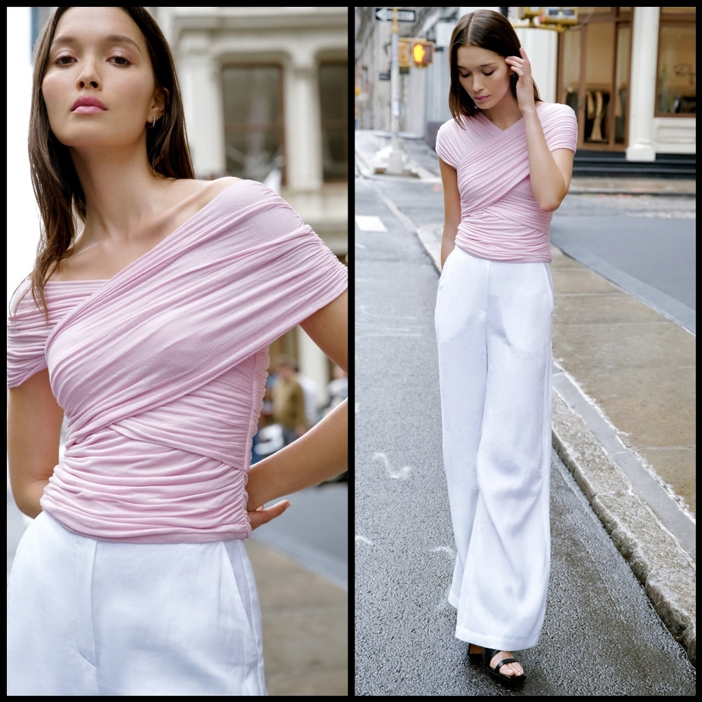 EUC Marcella NYC Alyssa Infinity Top in Pink